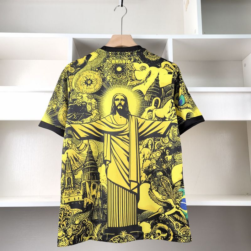 Jersey Brazil 2024 Christ the Redeemer - Amarelo