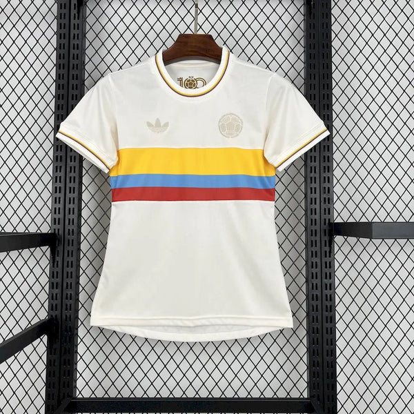Camiseta Feminina Colômbia 24∕25 100th Anniversary