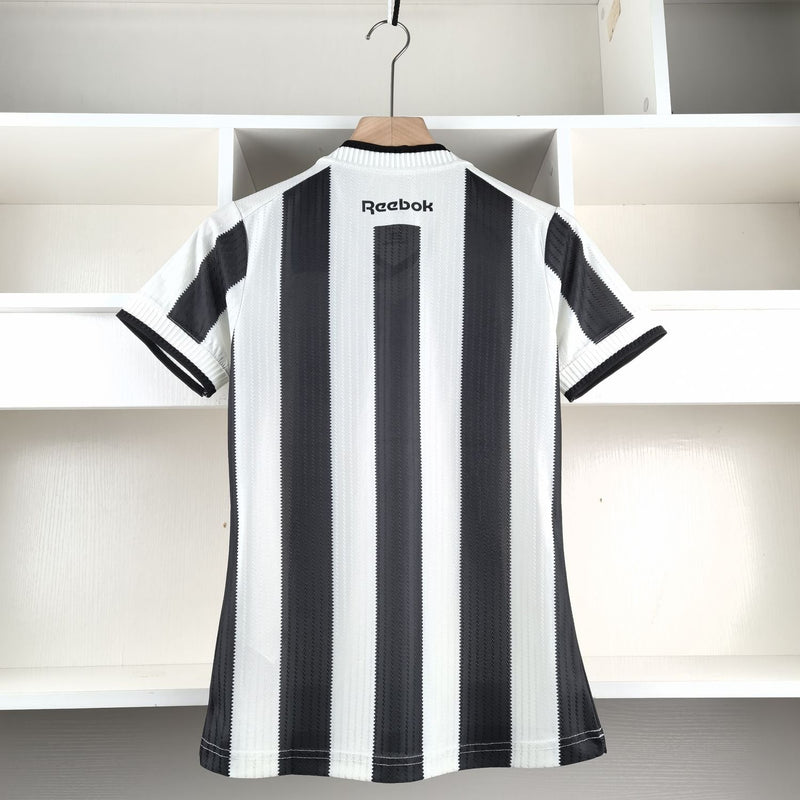 Camiseta Botafogo I 24/25 Feminino - Preto e Branco