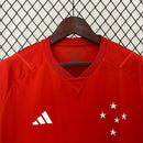 Jersey 24∕25 Cruzeiro Training Wear Red  All sponsors