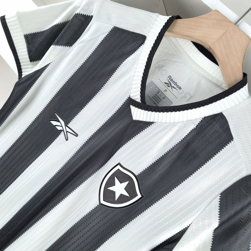 Camiseta Botafogo I 24/25 Feminino - Preto e Branco