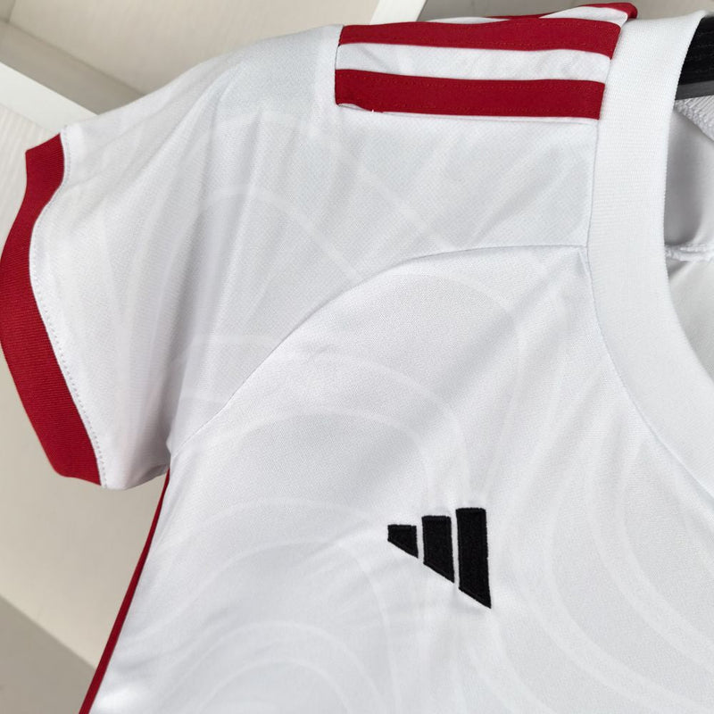 Camiseta Flamengo 24/25 Feminino - Branco