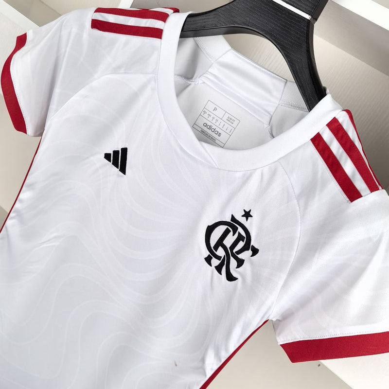 Camiseta Flamengo 24/25 Feminino - Branco