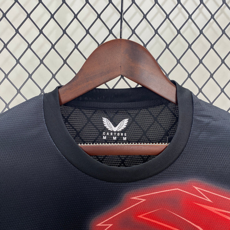 Camiseta Athletic Bilbao 24/25 - Preto e Vermelho