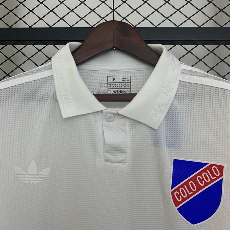 Jersey Colo Colo Polo 25/26 100th Anniversary - Branco