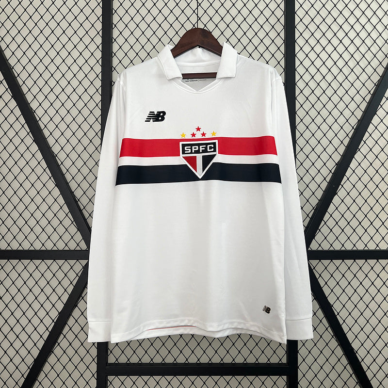 Camiseta 24∕25 Long Sleeve Sao Paulo Home