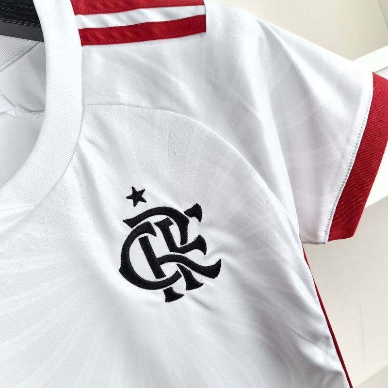 Camiseta Flamengo 24/25 Feminino - Branco