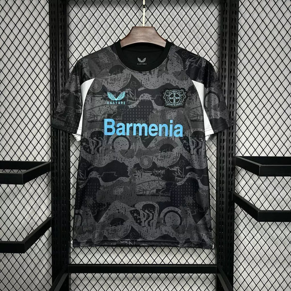 Camiseta Bayer Leverkusen II 24/25 - Cinza e preto