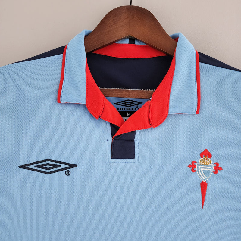 Camiseta Celta de Vigo Retrô 02/04 Home