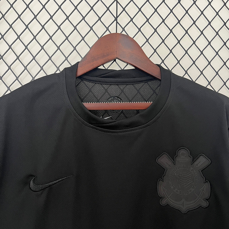 Camiseta Corinthians 24/25 Black All Sponsors