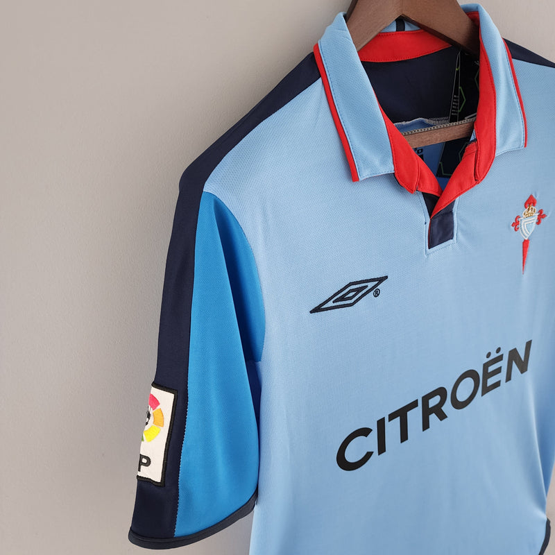 Camiseta Celta de Vigo Retrô 02/04 Home