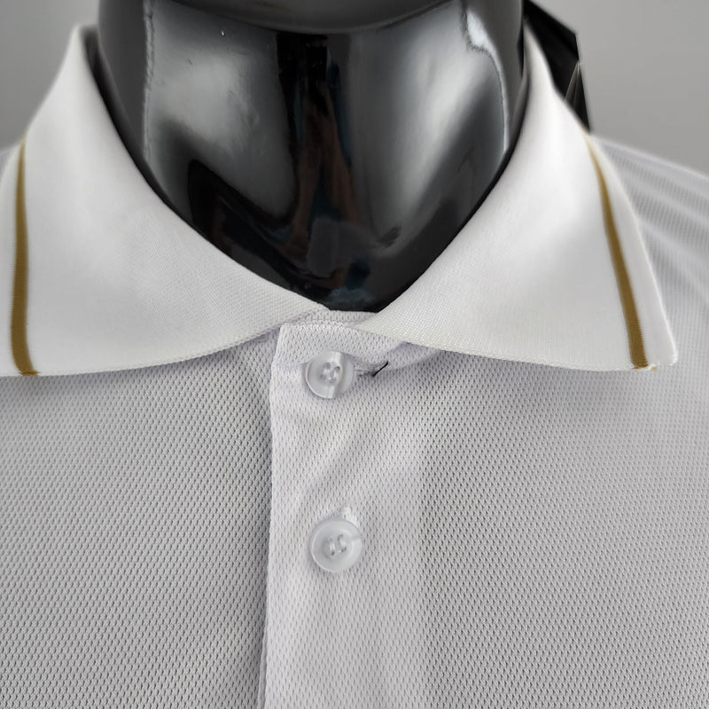 Camiseta Polo Brasil Branca - Masculina