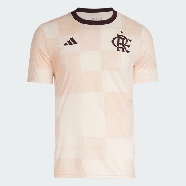 Camiseta do Flamengo Pré Jogo 24/25 - Bege