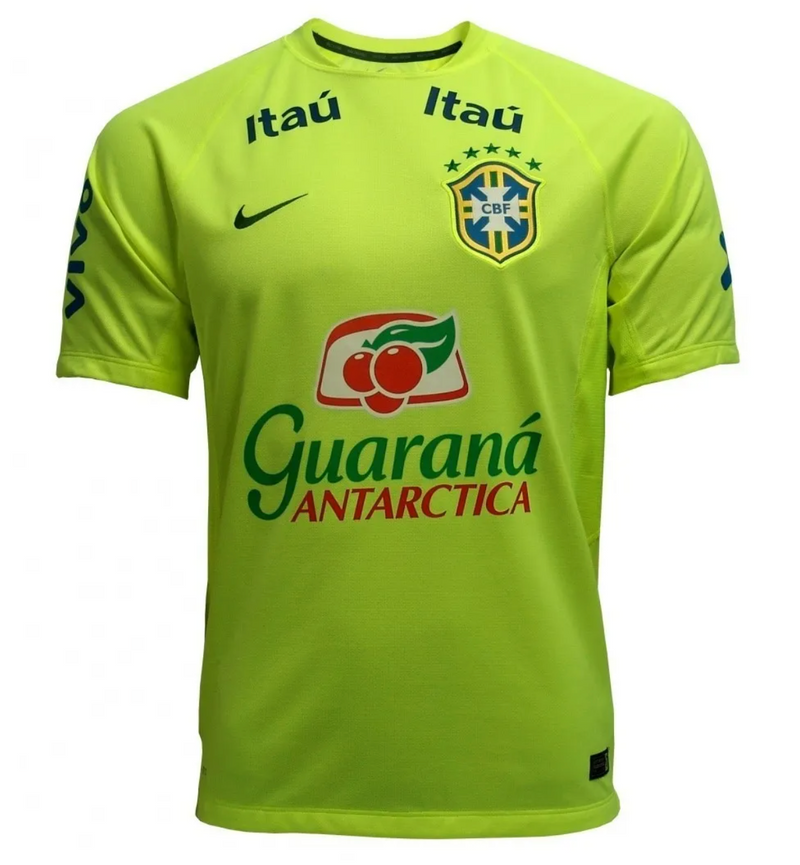 Camiseta de Treino Seleção Brasil Nike - Verde Fluorescente