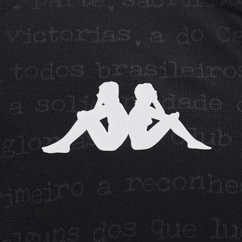 Jersey Vasco III 24/25 s/n° Kombat Player Version Kappa Masculina - Preto