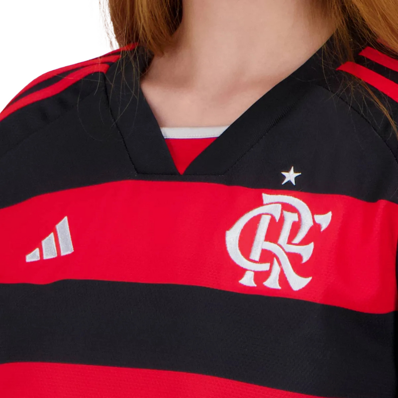 Camiseta Flamengo Feminina Adidas 2024/25 Home