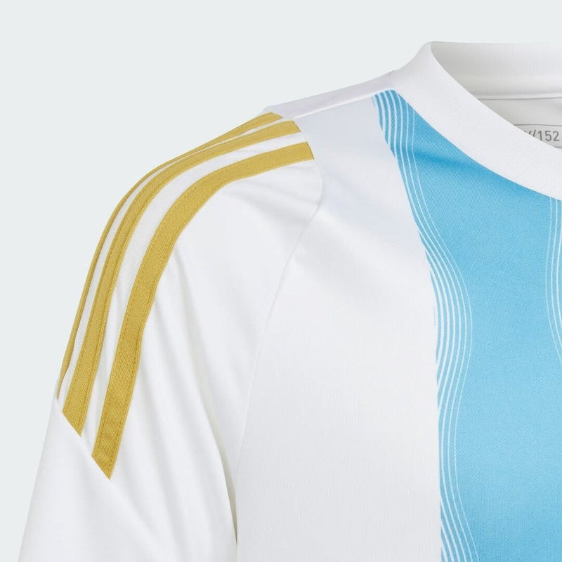 Camiseta Adidas X Messi  “Spark Gen10s” 2024/25 Torcedor Masculino - Branco/Azul Celeste