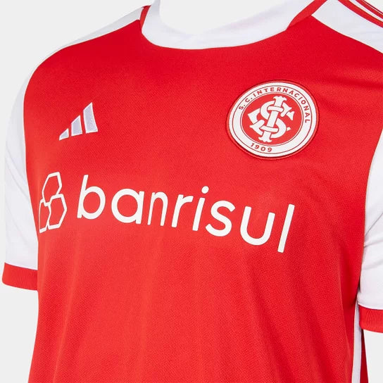 Camiseta Internacional I 24/25 Adidas - Vermelho