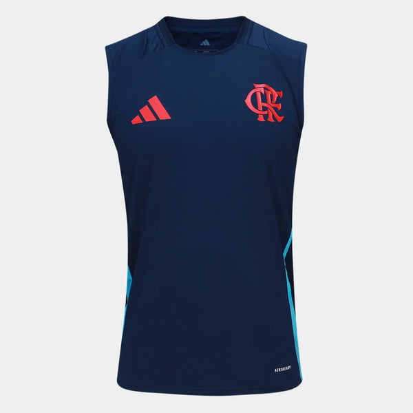 Camiseta Flamengo Regata Treino 25/26 Azul Marinho