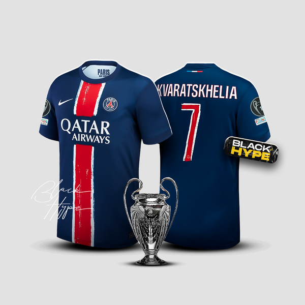 Jersey Kvaratskhelia PSG 24/25 Home - Champions League