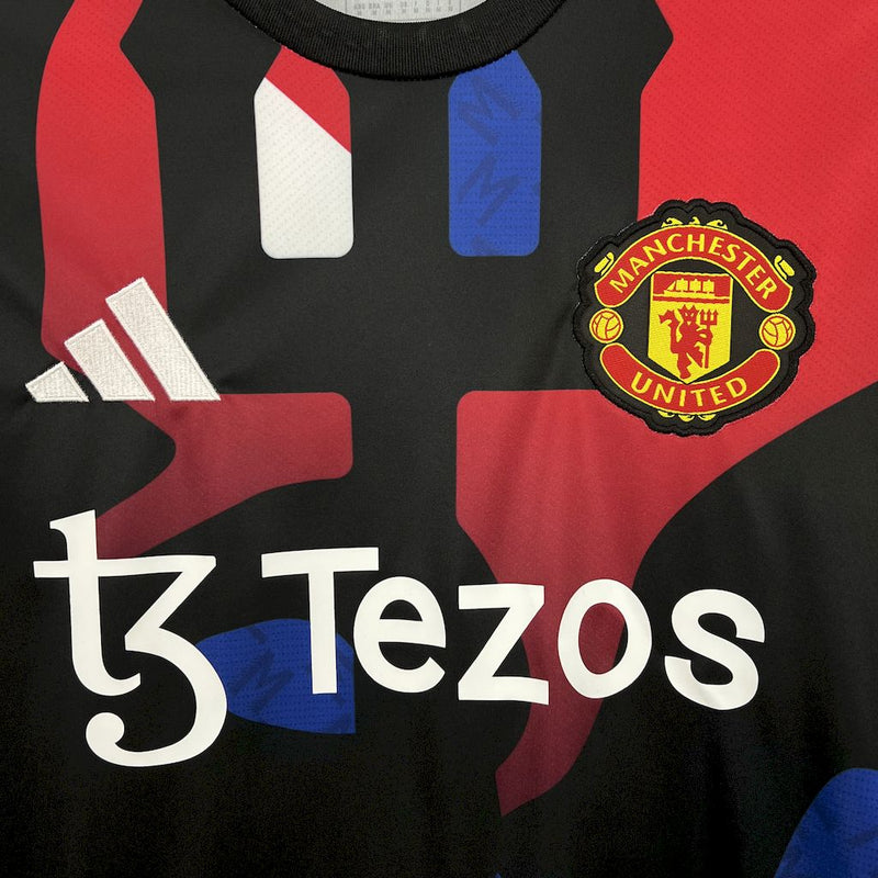 Camiseta Manchester United 24∕25 Pré Jogo
