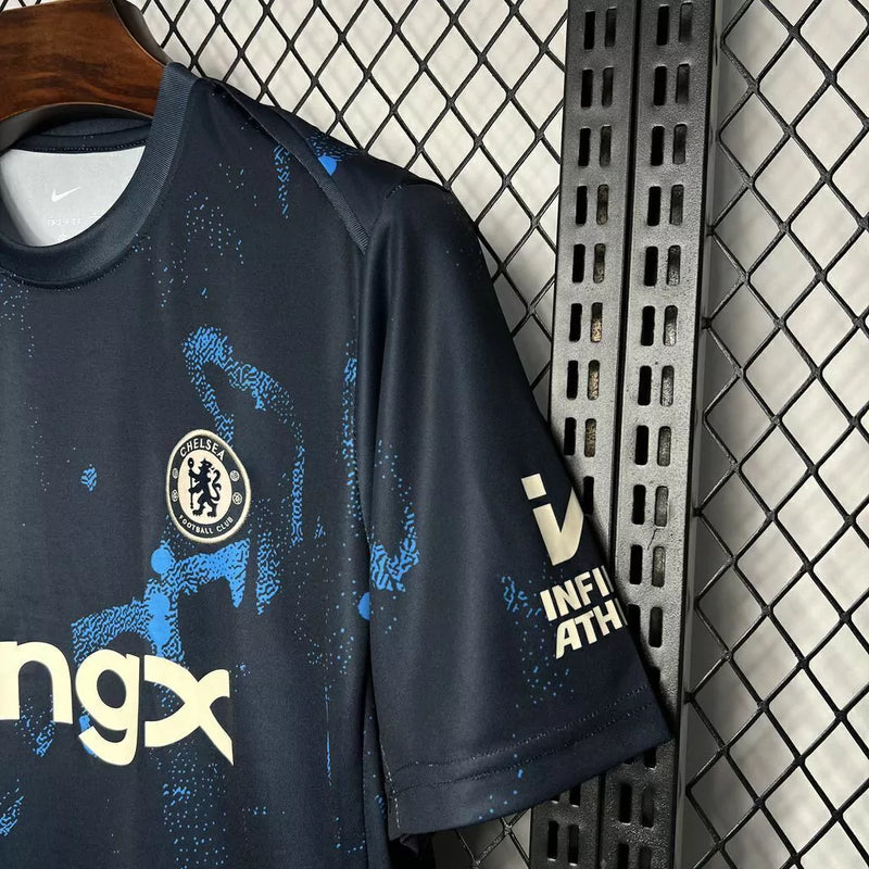 Camiseta Chelsea Pré Jogo 24/25 - Azul