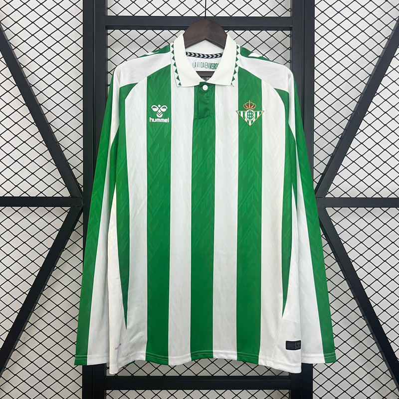 Camiseta Manga Longa Real Betis 24∕25 Home