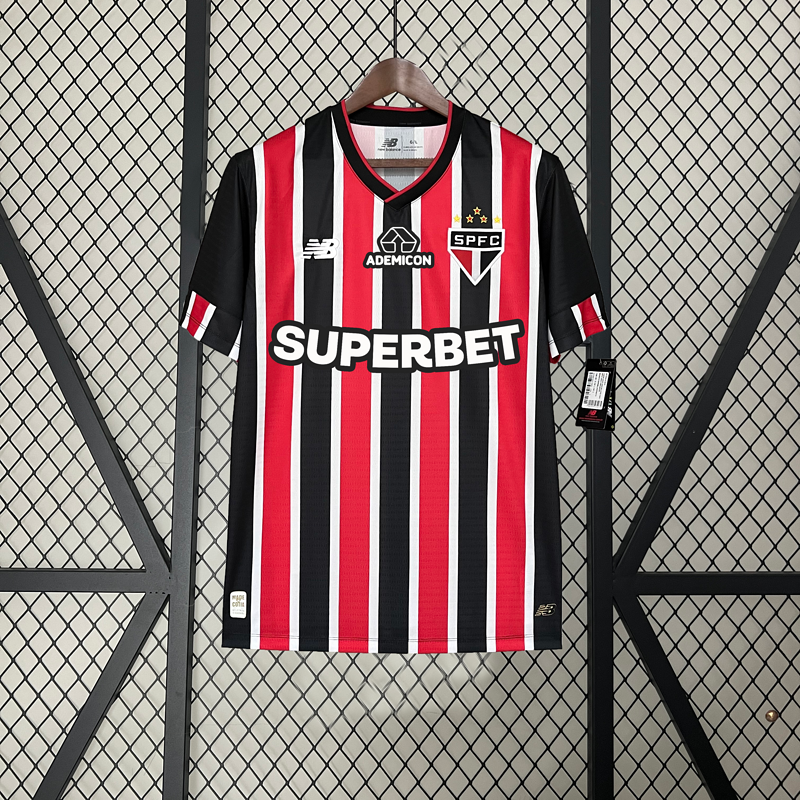 Camiseta 2024∕25 sao paulo away+All sponsors