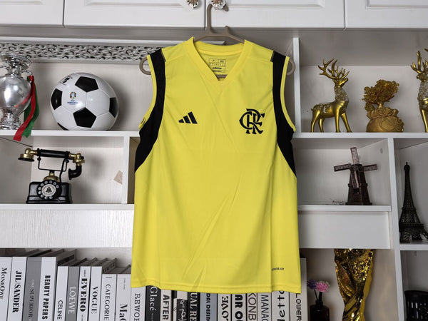 Camiseta Flamengo 24/25 Regata Treino - Amarelo