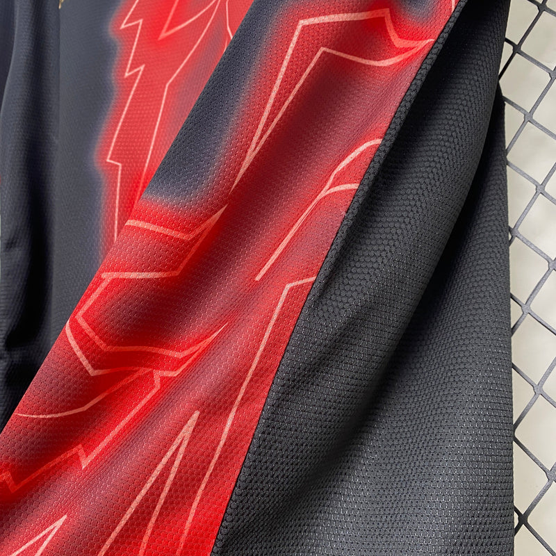 Camiseta Athletic Bilbao 24/25 - Preto e Vermelho