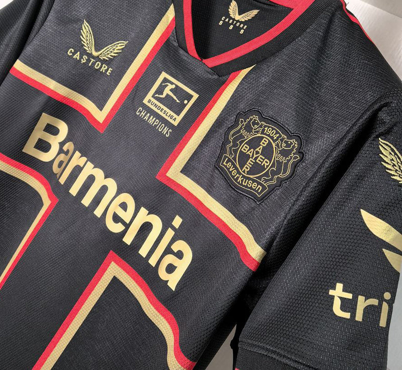 Camiseta Bayer Leverkusen 24/25 - Preto