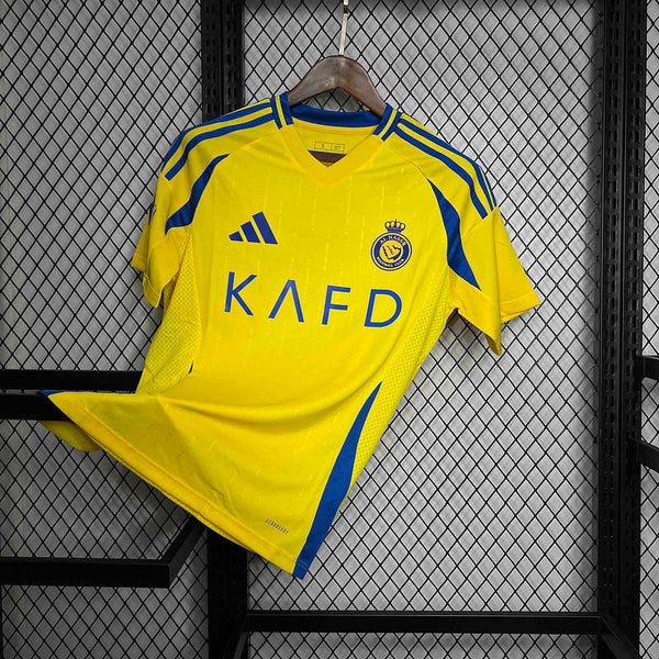 Camiseta Al Nassr Home 24/25 s/n Torcedor Masculino - Amarelo