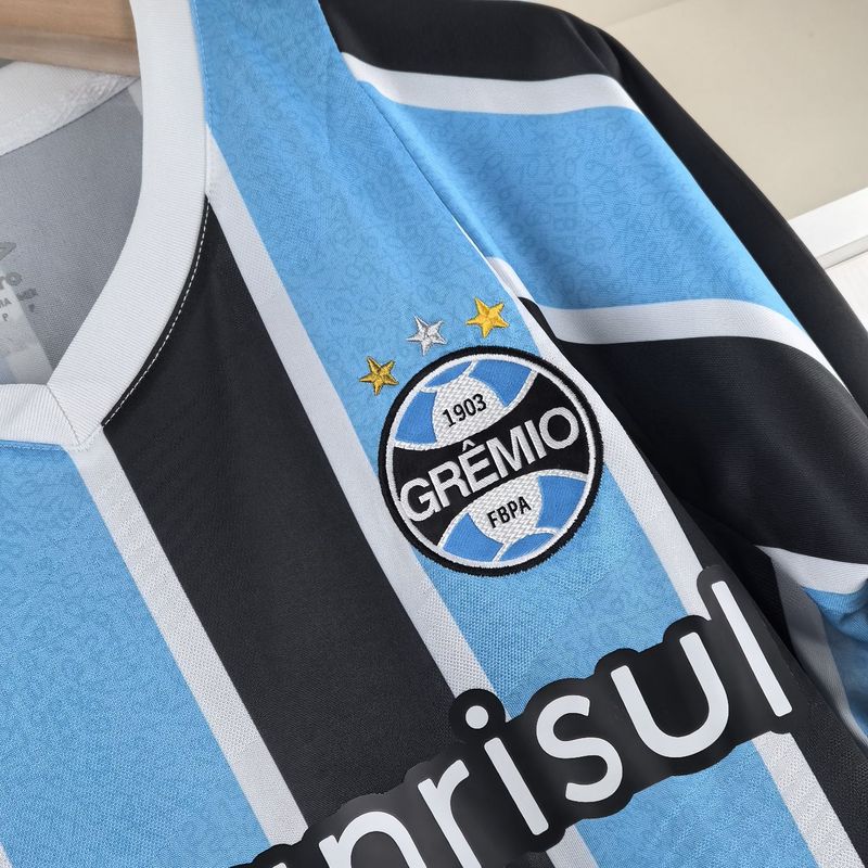 Camiseta Gremio Titular 24/25 - Preto e Azul