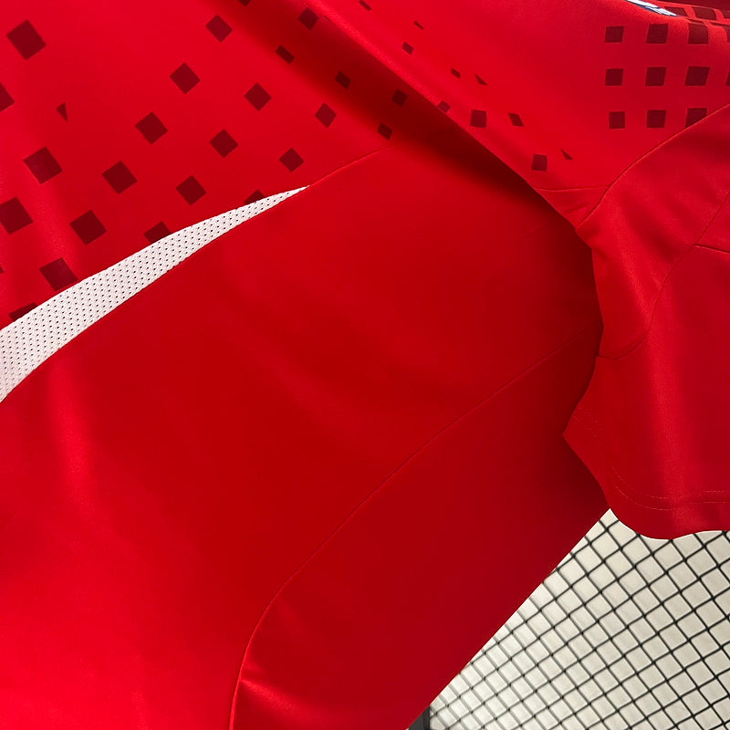 Camiseta Chile 24/25 Home I - Vermelho