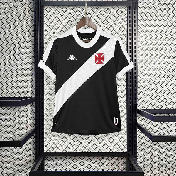 Camiseta Feminina do Vasco da Gama 24/25 Home - Preto