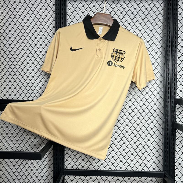 Camiseta Barcelona Polo 24/25 - Bege