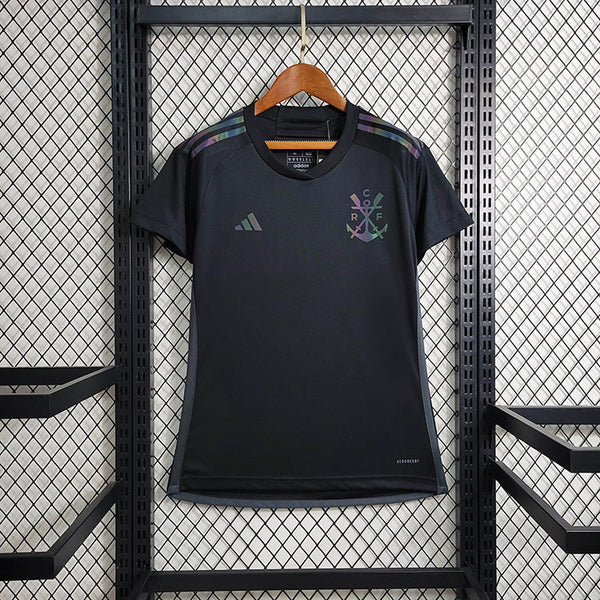 Camiseta 23∕24 Flamengo ll - Feminino - Preto