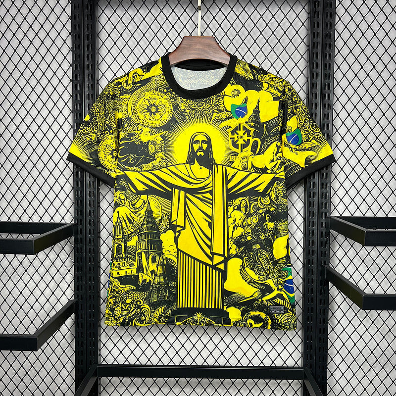 Camiseta 24∕25 Seleção Brasil Edição Especial Amarelo