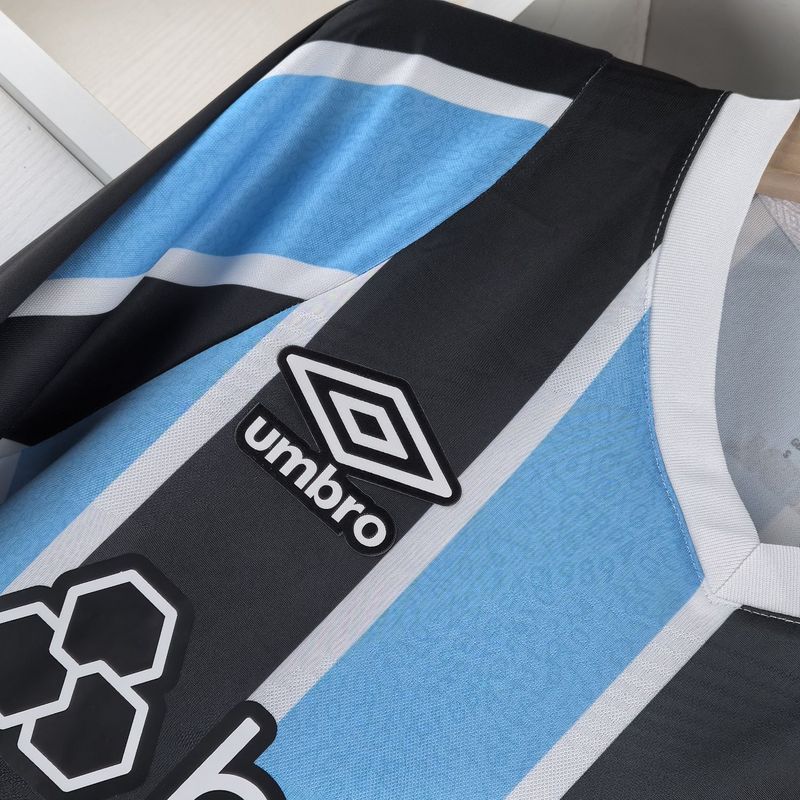Camiseta Gremio Titular 24/25 - Preto e Azul