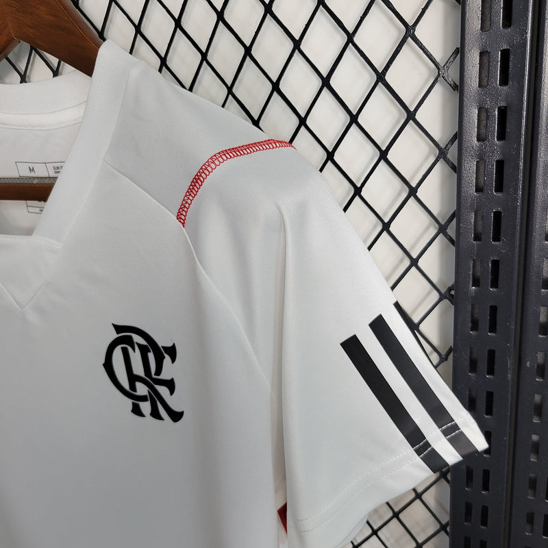 Camiseta 23∕24 Flamengo Treino - Feminino - Branco