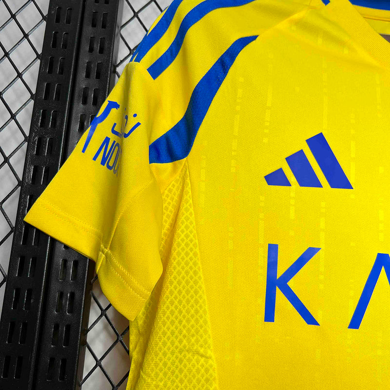 Camiseta Al Nassr Home 24/25 s/n Torcedor Masculino - Amarelo