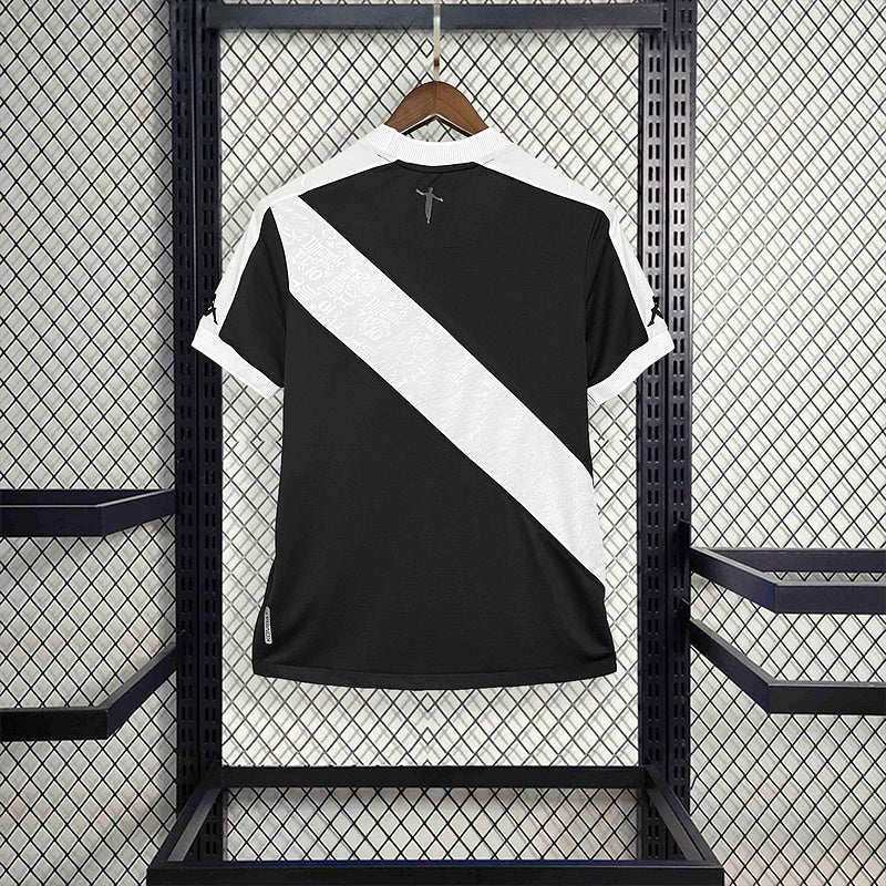 Camiseta Feminina do Vasco da Gama 24/25 Home - Preto