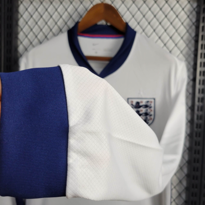 Camiseta 24∕25 Manga longa Seleção da Inglaterra Branco