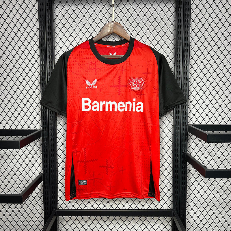 Camiseta Bayer Leverkusen 24/25 - Vermelha Home