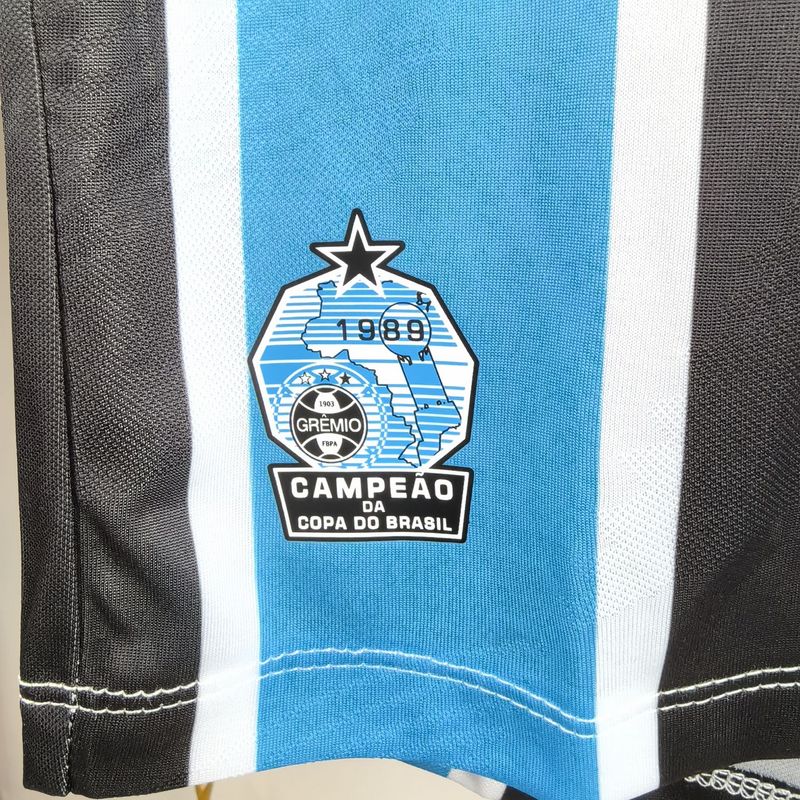 Camiseta Gremio Titular 24/25 - Preto e Azul