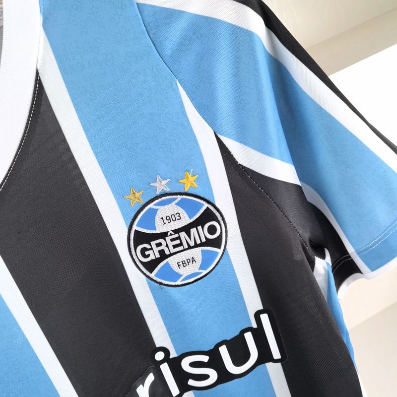 Camiseta Gremio Titular 24/25 - Preto e Azul