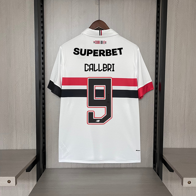 Camiseta 24∕25 São Paulo l Branco all sponsors