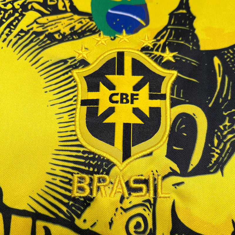 Camiseta 24∕25 Seleção Brasil Edição Especial Amarelo