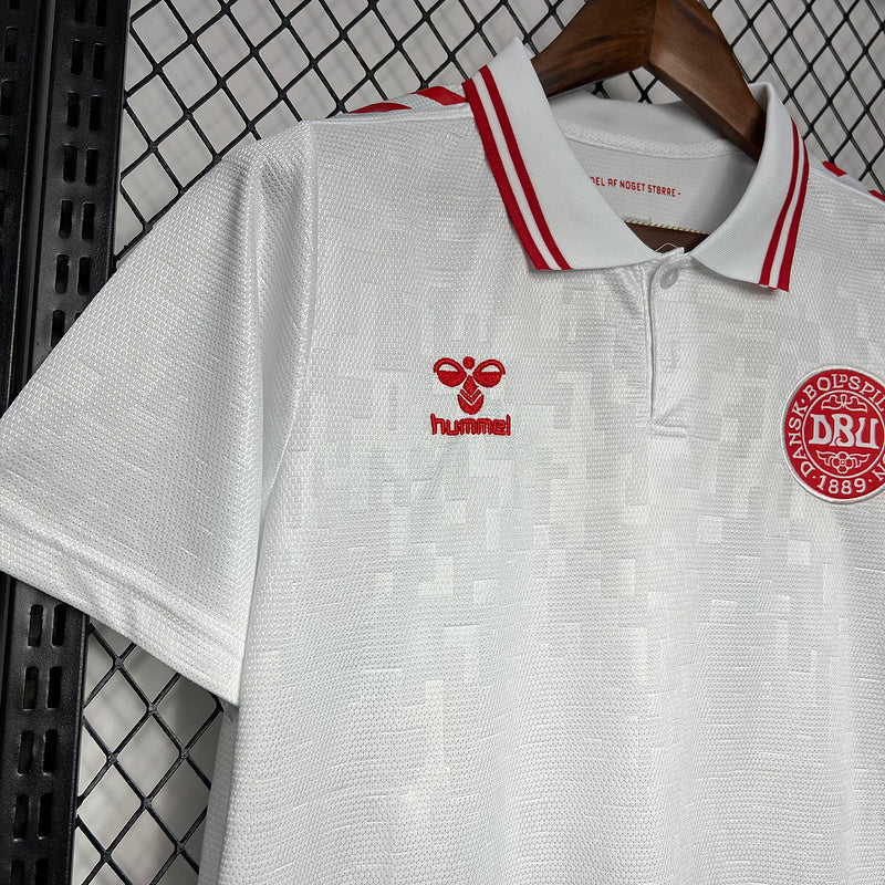 Jersey Seleção Dinamarca 24/25 - Away - Branco