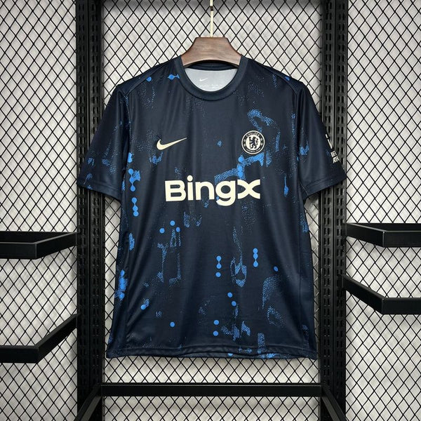 Camiseta do Chelsea 24/25 Preto/Azul